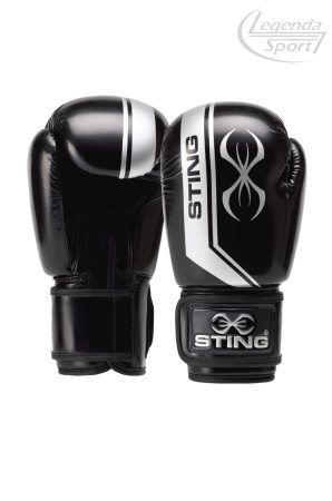 Sting Armalite bokszkesztyű fekete-ezüst 12oz