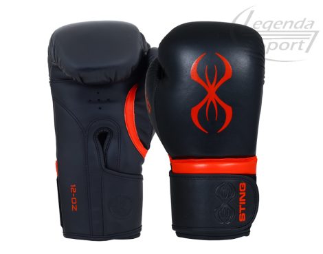 Sting Armapro bokszkesztyű fekete-piros 12oz
