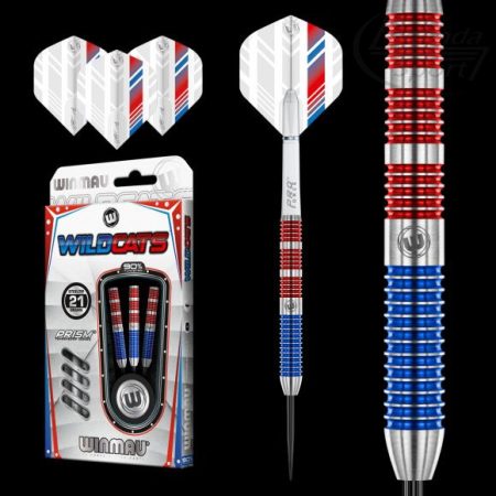 Dart nyíl szett Winmau steel Wildcats 21g, 90% wolfram 