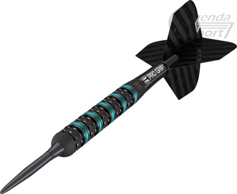 Dart nyíl szett Target steel Rob Cross Black Edition Swiss Point 24g, 90% wolfram