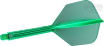   Darts toll és szár egyben Target K-Flex zöld No6 toll és közepes szár