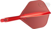   Darts toll és szár egyben Target K-Flex piros, no2 toll és rövid szár 