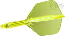   Darts toll és szár egyben Target K-Flex neonsárga No6 toll és közepes szár