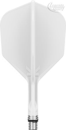 Darts toll és szár egyben Target K-Shift fehér No6 toll és rövid szár