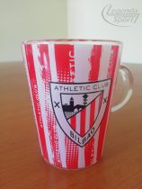 Athletic Bilbao pohár piros-fehér csíkos
