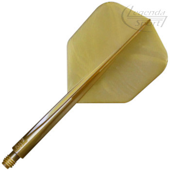 Darts toll és szár egyben Condor Axe Metallic Gold, standard toll és rövid szár