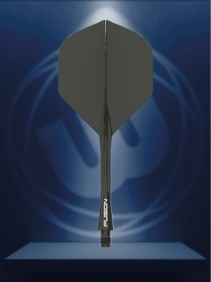 Darts toll és szár egyben Winmau Fusion fekete, standard toll és hosszú szár