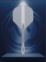   Darts toll és szár egyben Winmau Fusion átlátszó szürke, standard toll és hosszú szár