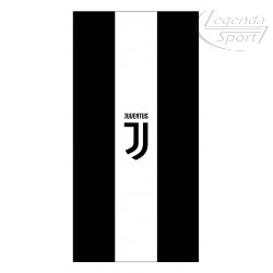 Juventus törülköző fekete-fehér csikos 70x140 cm