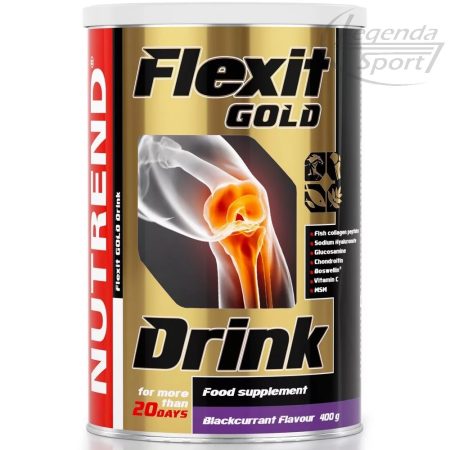 Nutrend Flexit Gold Drink izületvédő 400 gr + Flexit Gold masszázsgél 100 ml