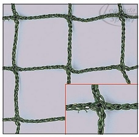 Kültéri labdafogó háló víz,-UV ellenálló zöld, 3 mm vastag/m2