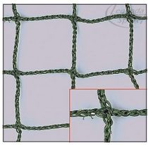   Kültéri labdafogó háló víz,-UV ellenálló zöld, 4 mm vastag