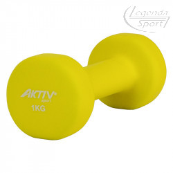 Súlyzó 1 kg, neoprén sárga Súlyzó 1 kg, neoprén sárga